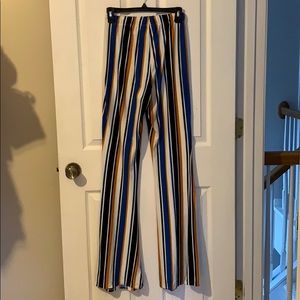 Super Soft and Cute Striped Flare Pants